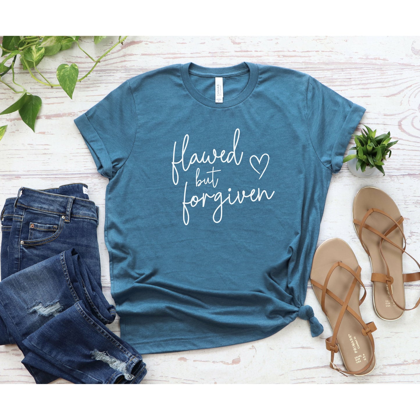 Flawed But Forgiven | Faith Shirt for Women