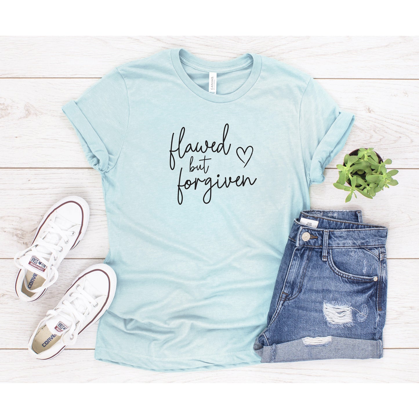Flawed But Forgiven | Faith Shirt for Women