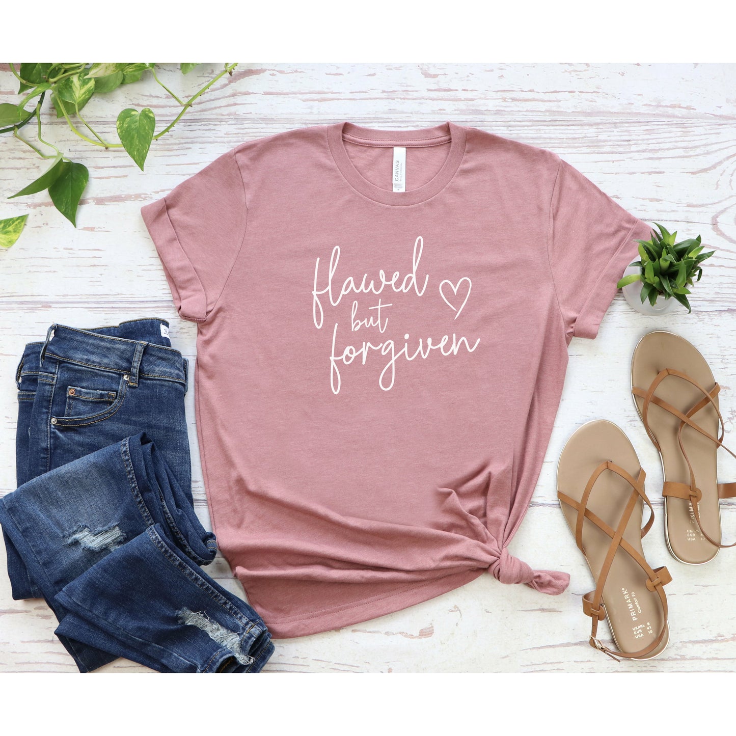 Flawed But Forgiven | Faith Shirt for Women