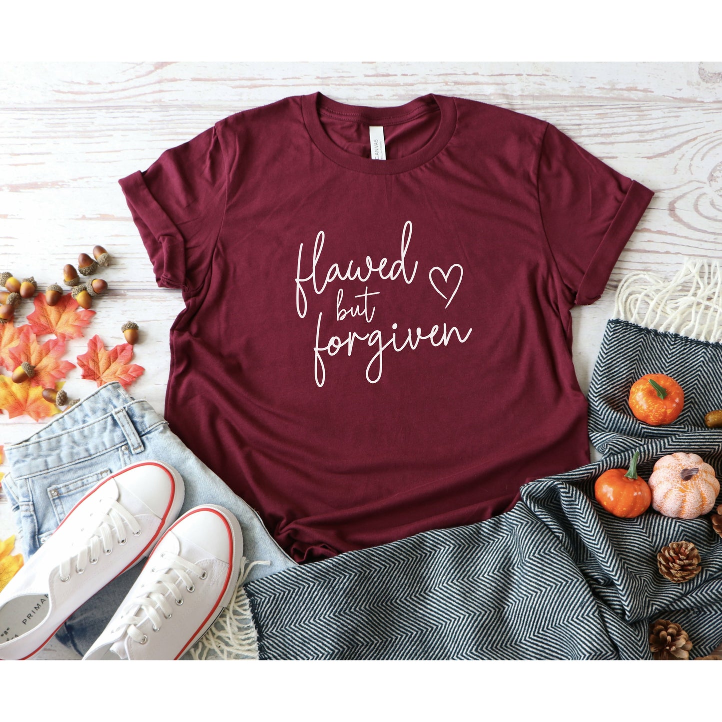 Flawed But Forgiven | Faith Shirt for Women