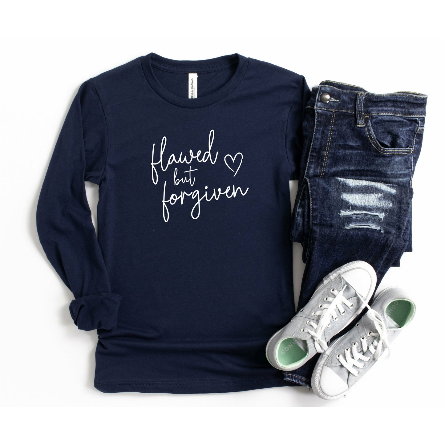 Flawed But Forgiven | Long Sleeve Shirt for Women