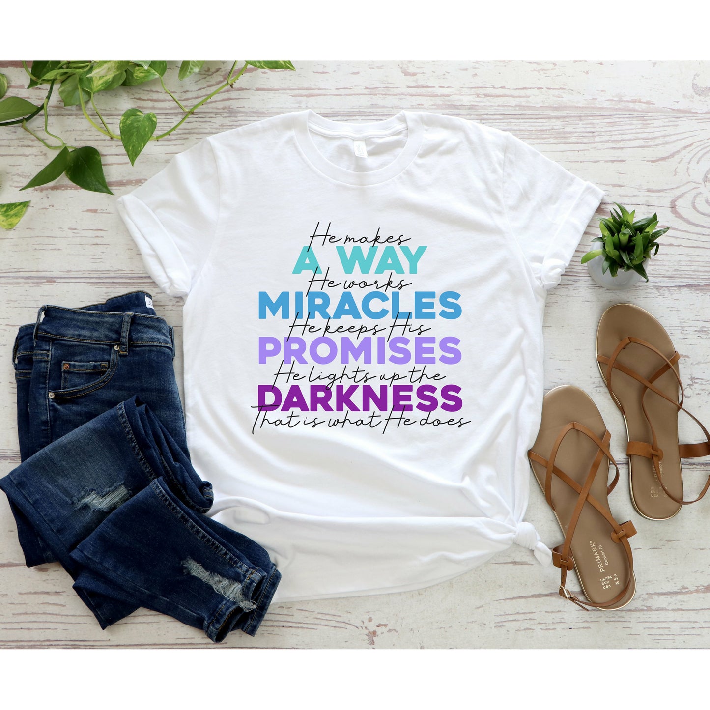He Makes a Way | Waymaker Shirt for Women