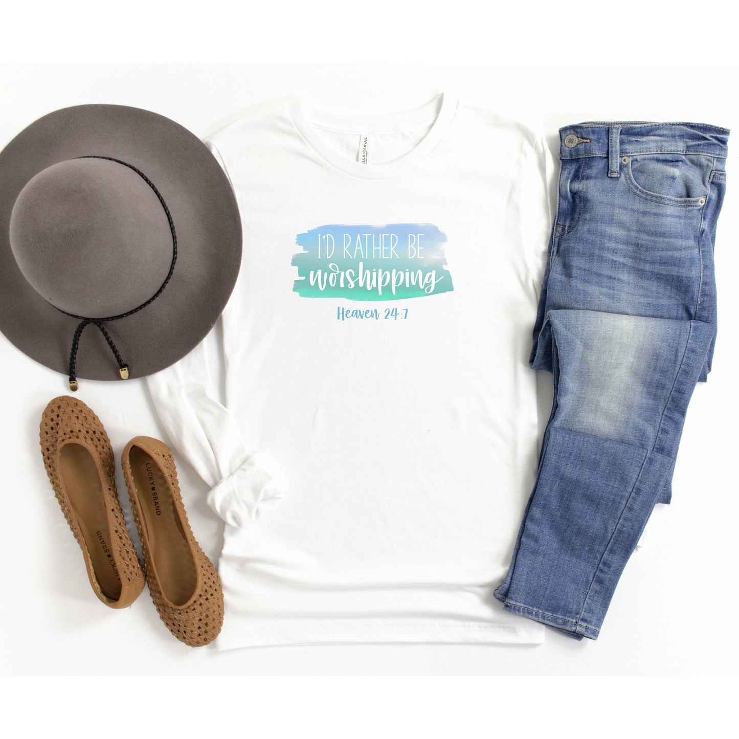 I'd Rather Be Worshipping | Long Sleeve Shirt for Women