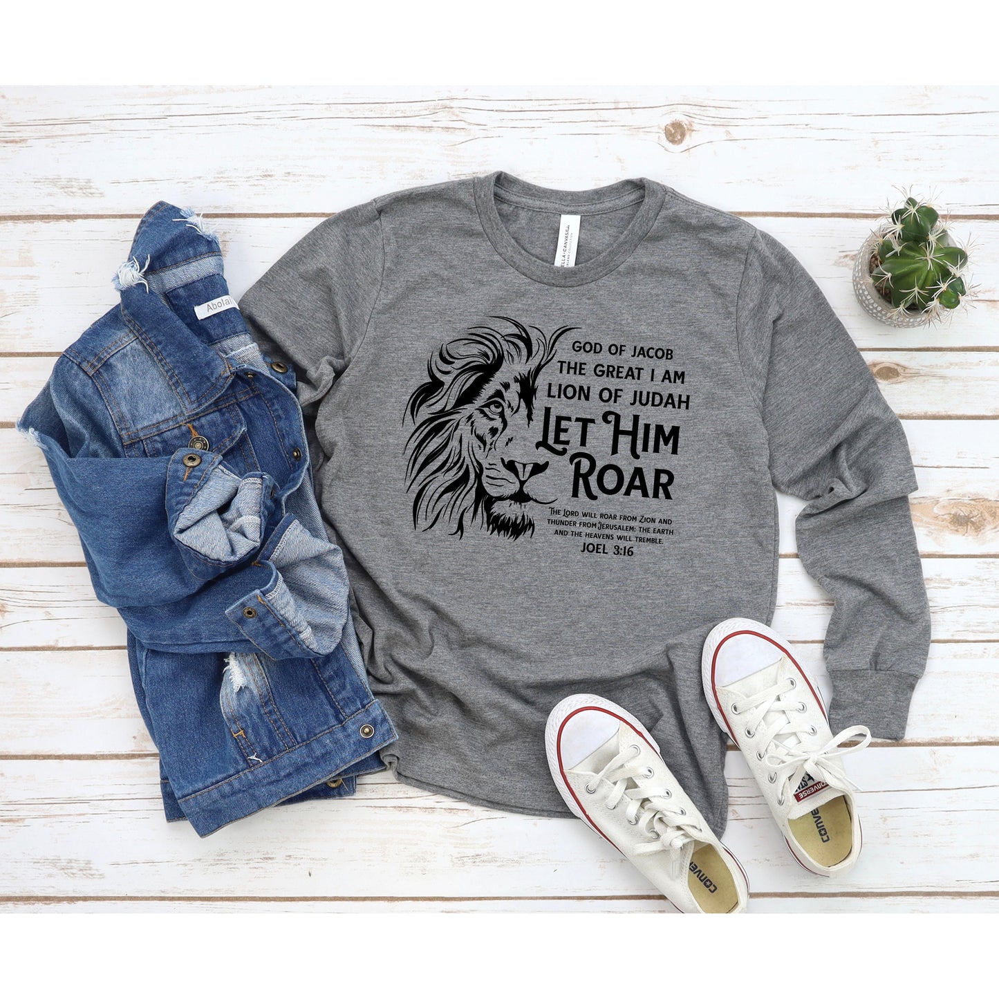 Let Him Roar | Long Sleeved Unisex Shirt!