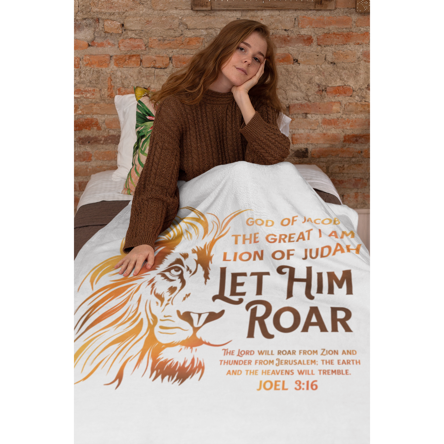 Let Him Roar | Minky Blanket in 3 Sizes