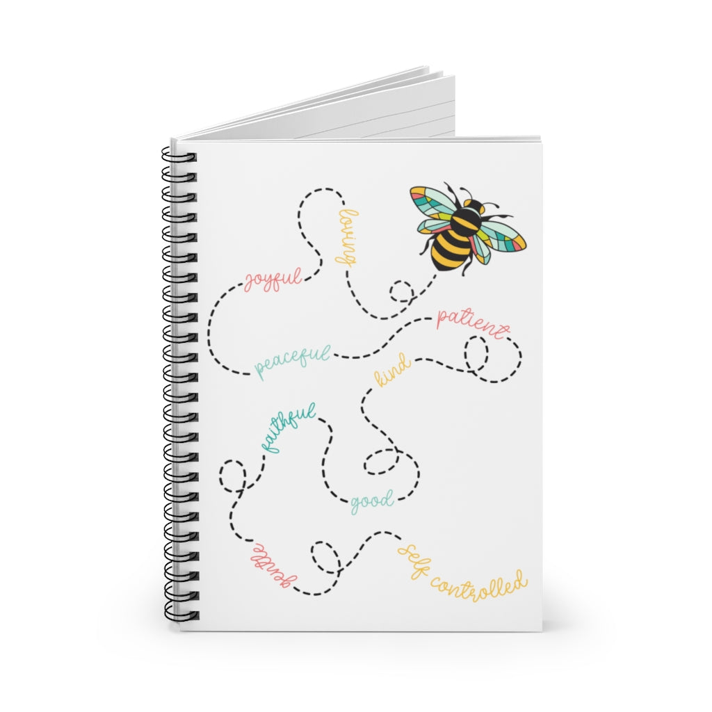 Fruits of the Spirit Bee Spiral Notebook