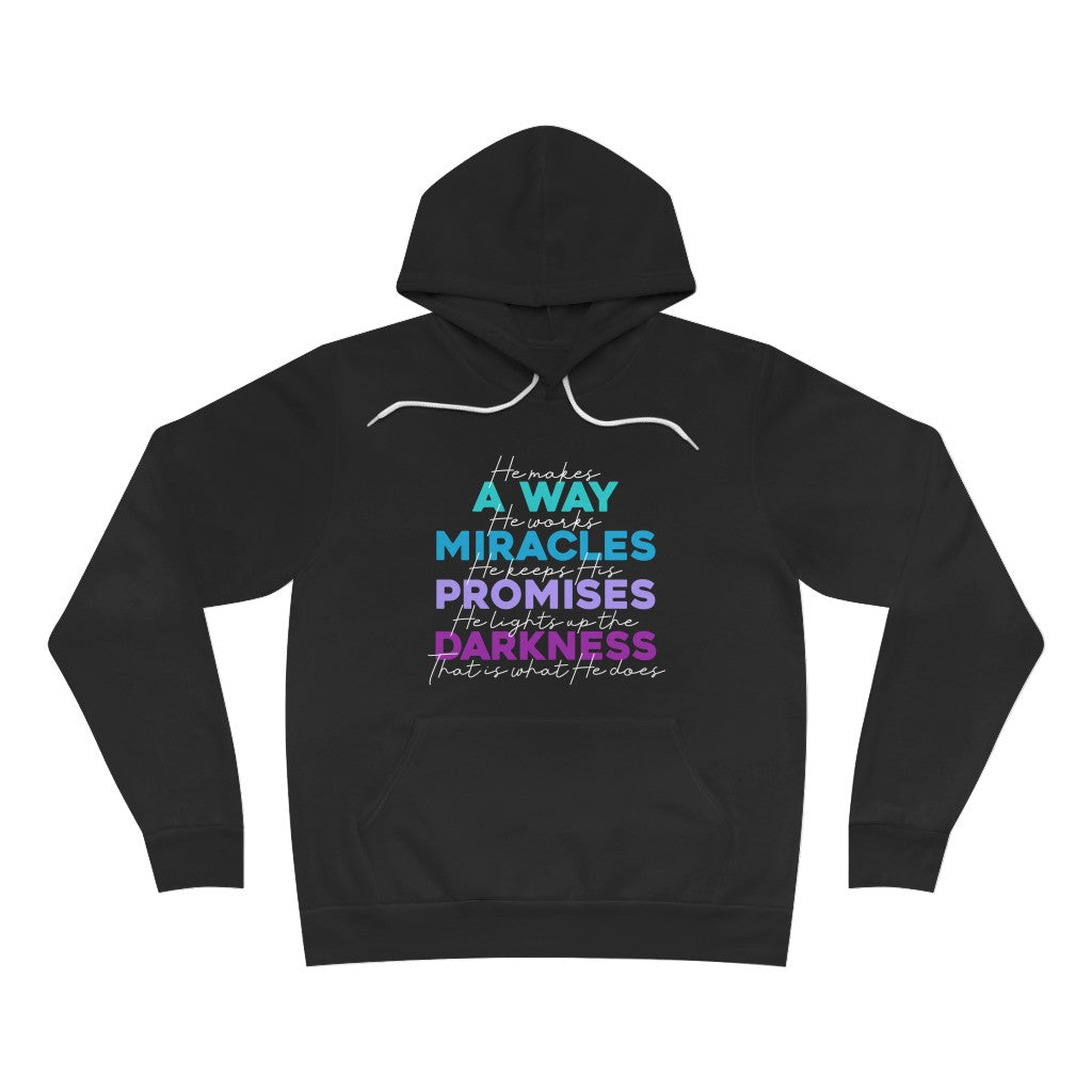 He Makes a Way | Premium Sponge Fleece Pullover Hoodie