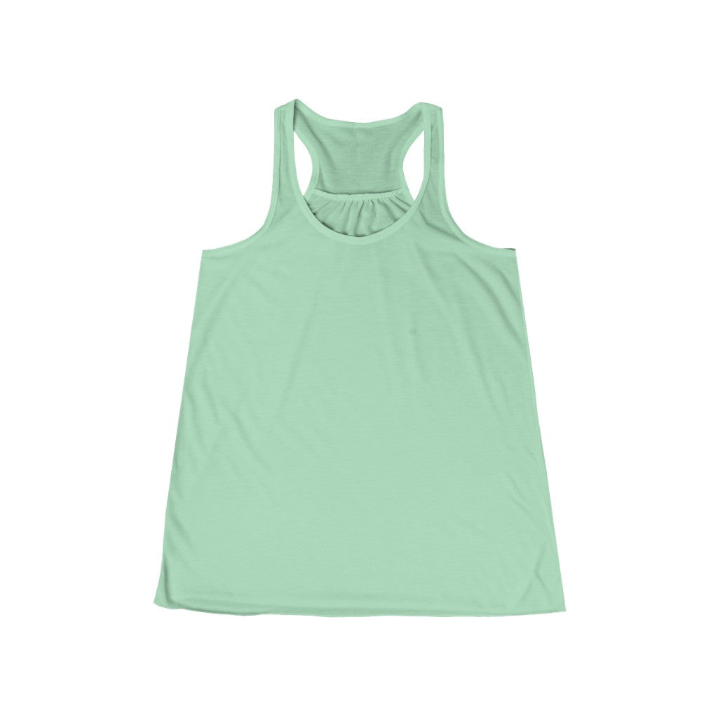Any Design on a Flowy Racerback Tank!