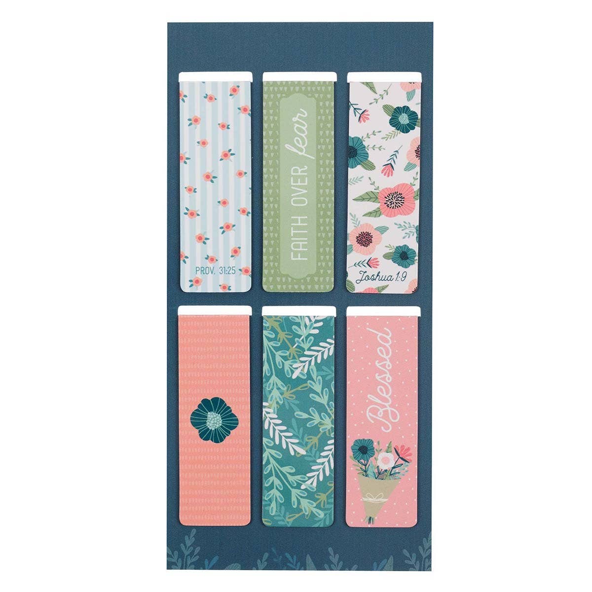 Magnetic Bookmark Set | Floral Garden