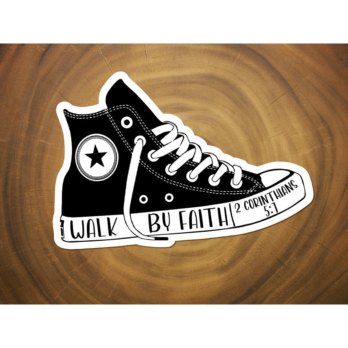 Walk By Faith | Vinyl Christian Sticker
