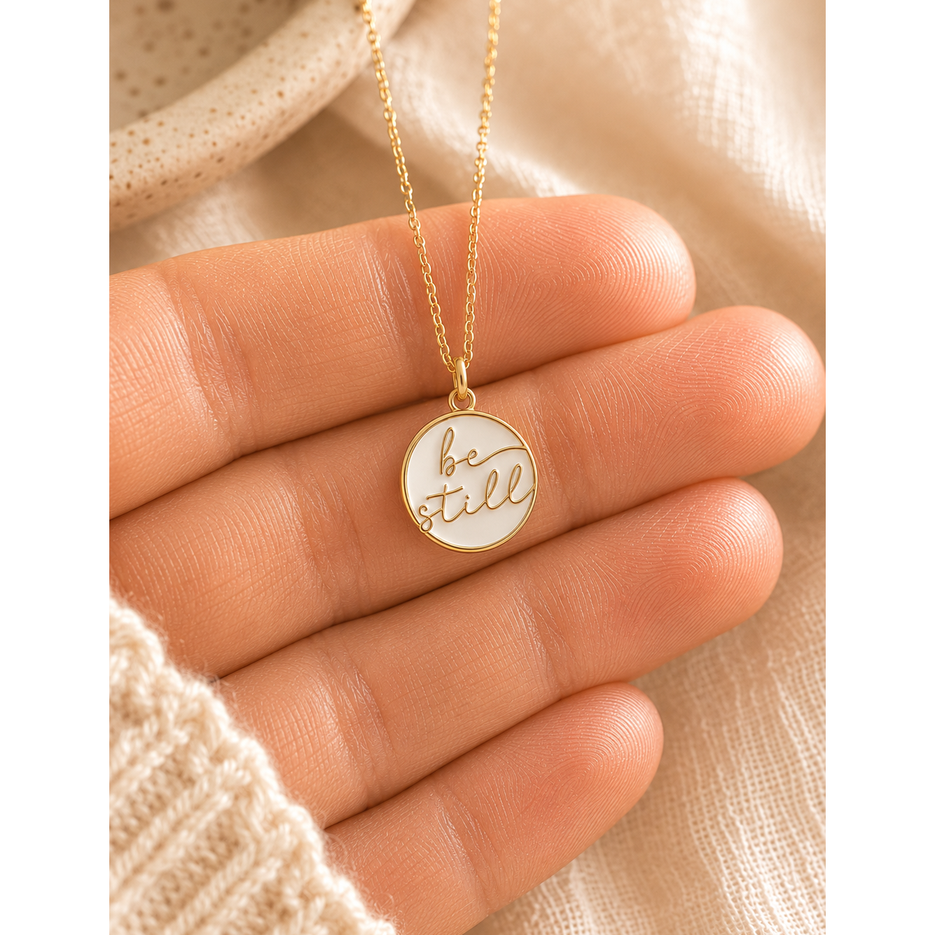 PREORDER Be Still Necklace | Christian Necklace | Case of 4