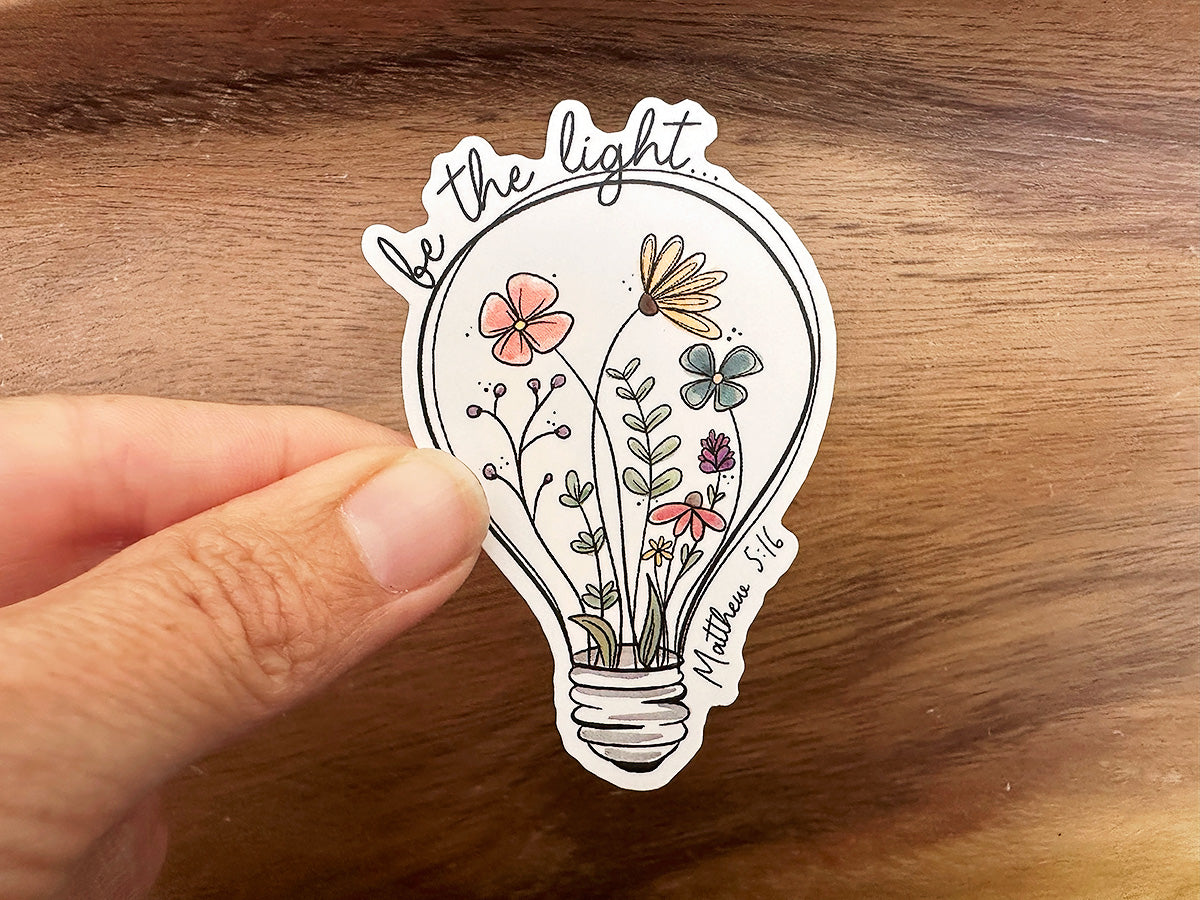Be the Light | Vinyl Christian Sticker