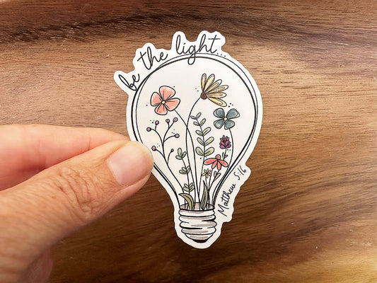 Be the Light | Vinyl Christian Sticker