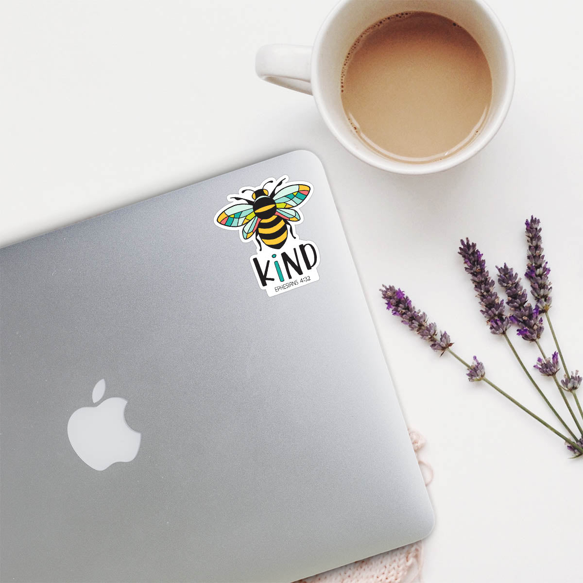 Bee Kind | Colorful Scripture Sticker