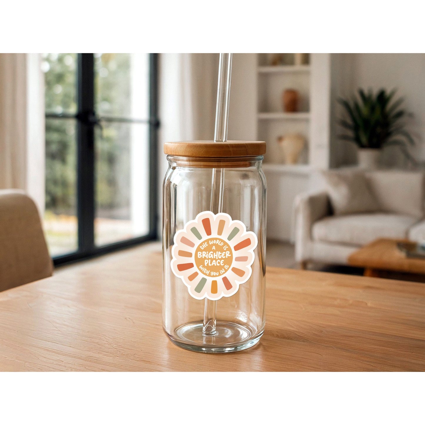 The World Is A Brighter Place With You In It | Friend Sticker
