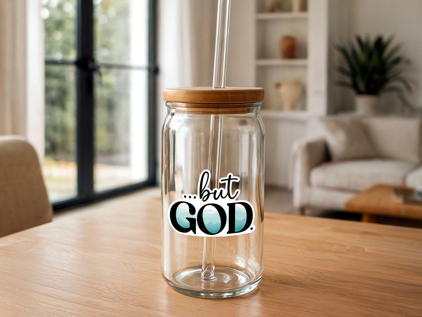 But God | Vinyl Christian Sticker
