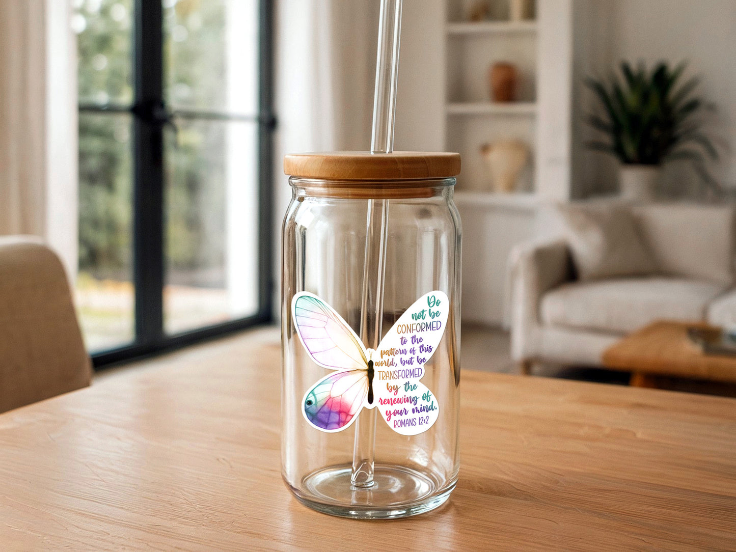 Be Transformed | Romans 12:2 Scripture Sticker