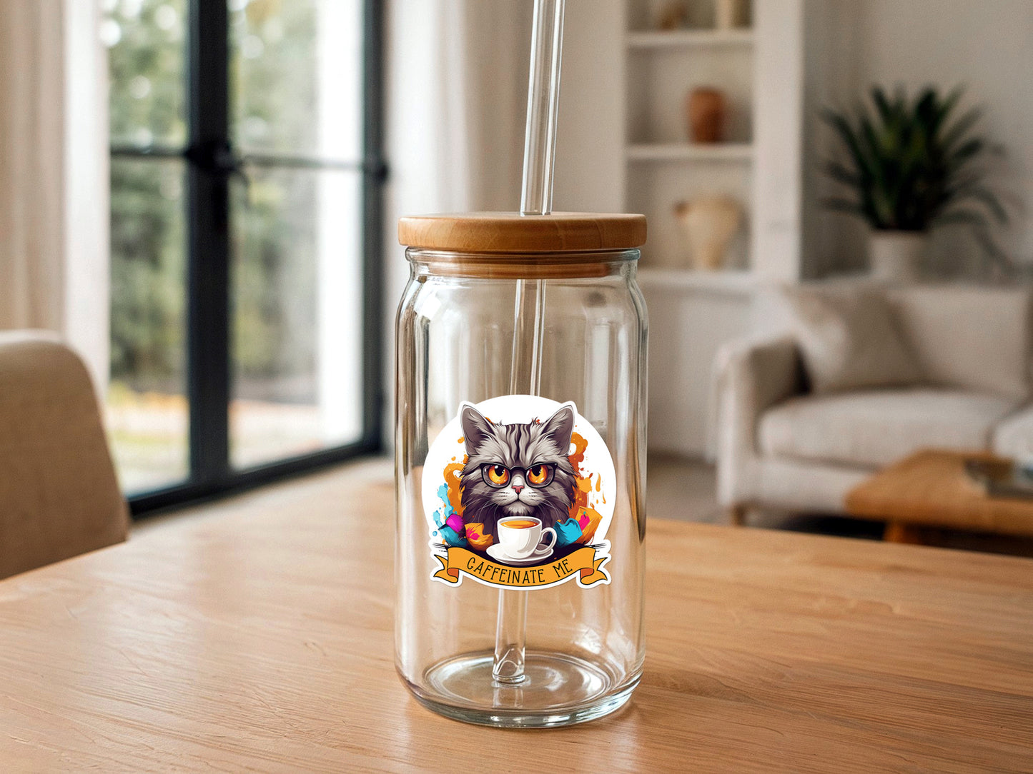 Caffeinate Me | Funny Vinyl Sticker