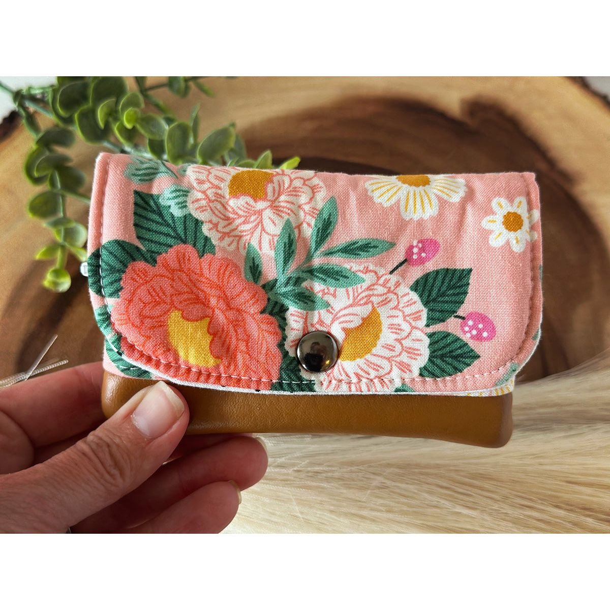 Floral Fabric Card Wallet for Women or Girls | 3 Color Options!