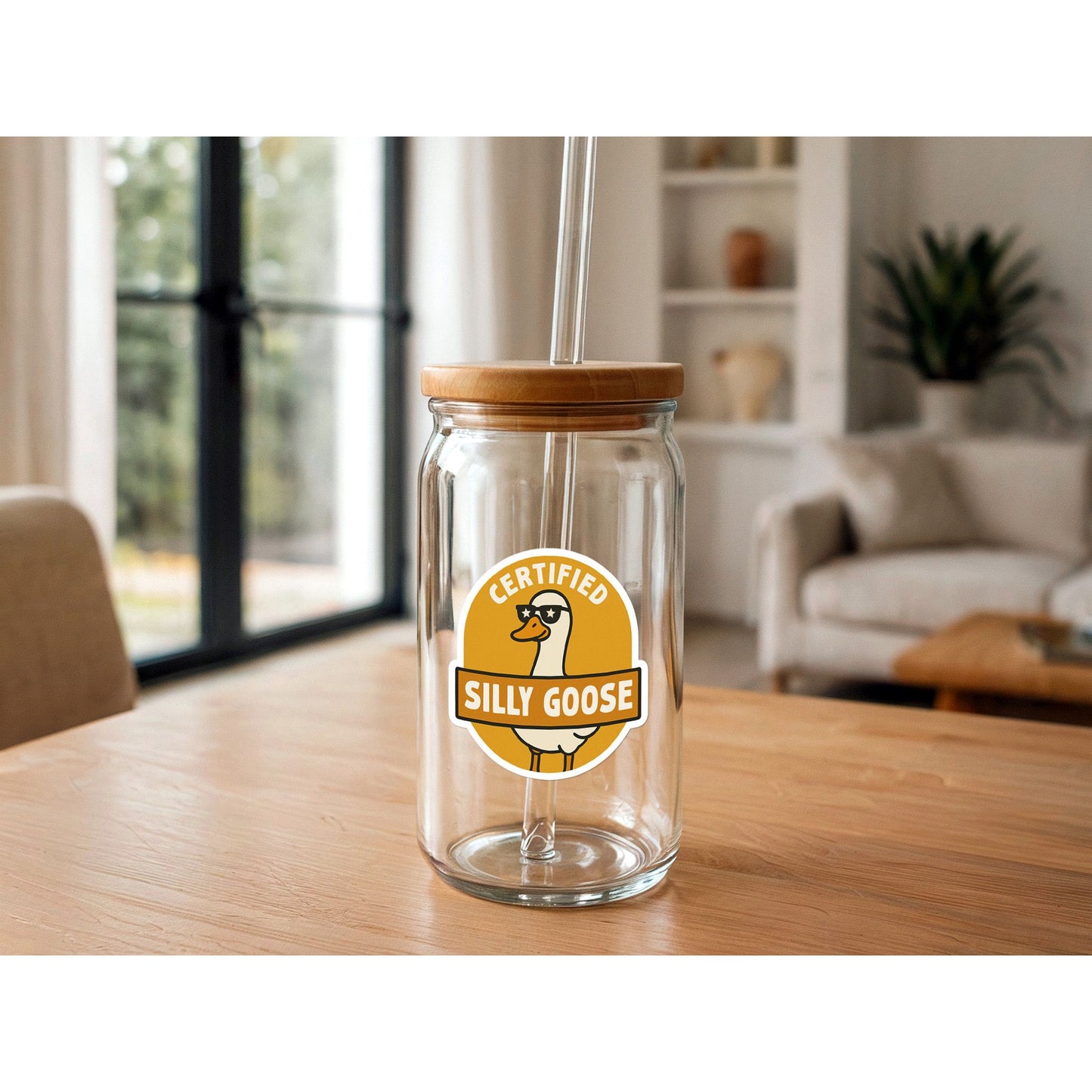 Certified Silly Goose | Funny Vinyl Sticker