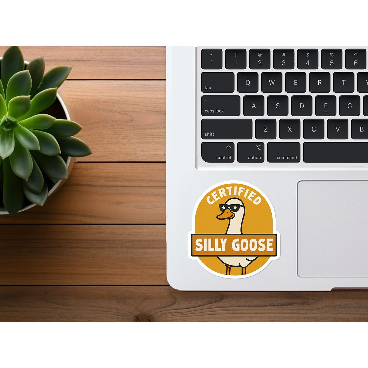 Certified Silly Goose | Funny Vinyl Sticker