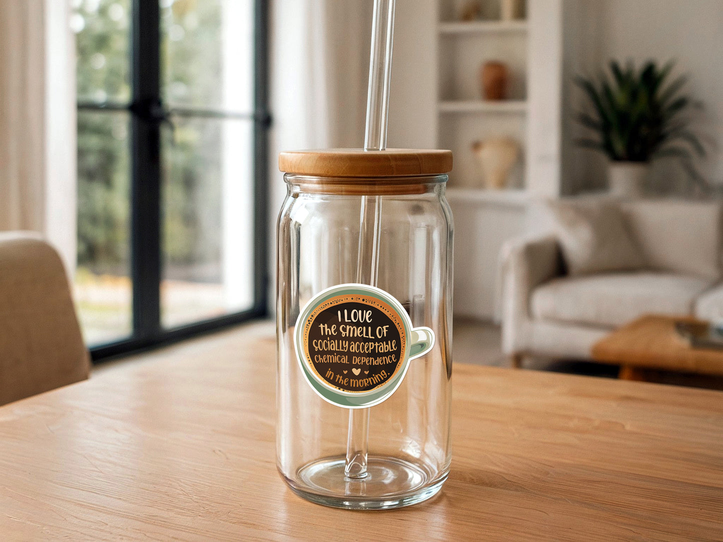 Coffee Addiction | Funny Vinyl Sticker