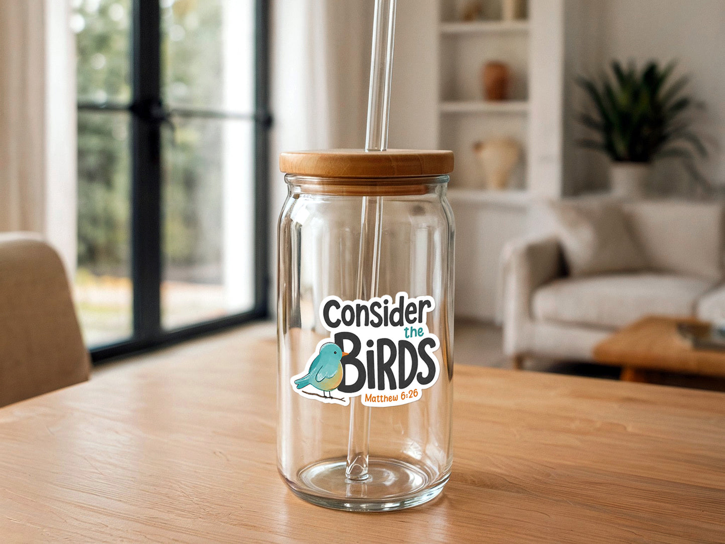 Consider The Birds | Christian Sticker