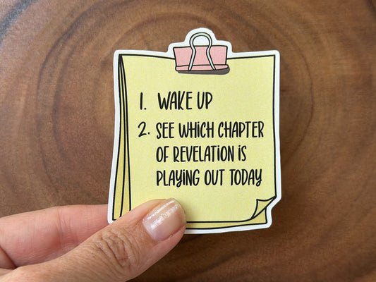 End Times Revelation Sticker | Vinyl Christian Sticker