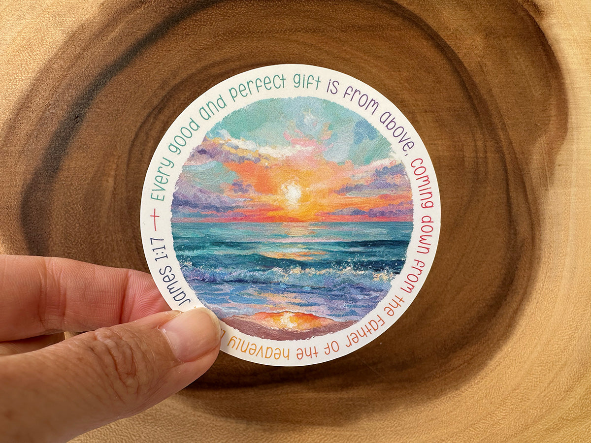 Every Good and Perfect Gift | Christian Scripture Sticker