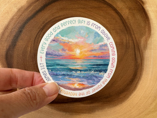 Every Good and Perfect Gift | Christian Scripture Sticker