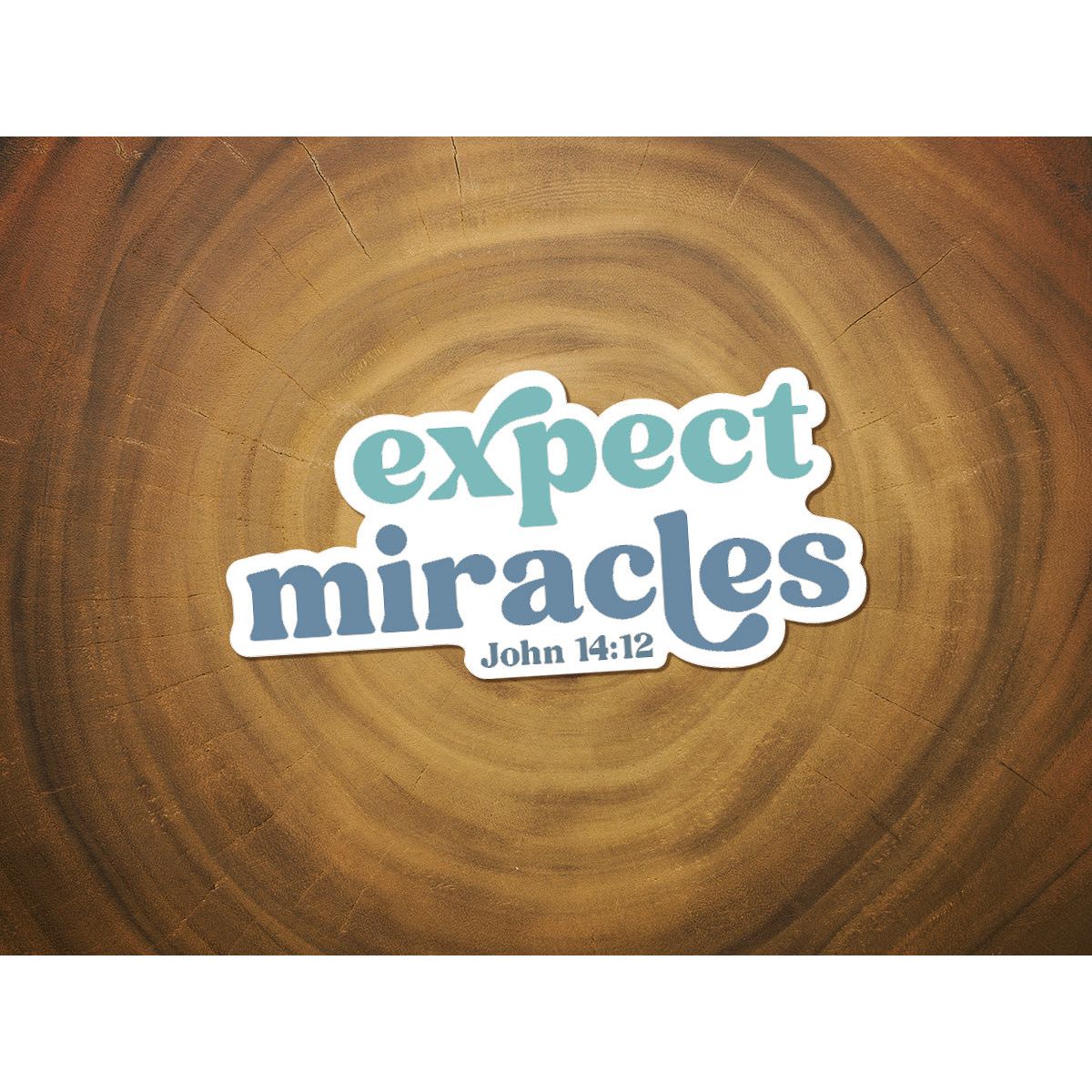 Expect Miracles | Vinyl Christian Sticker