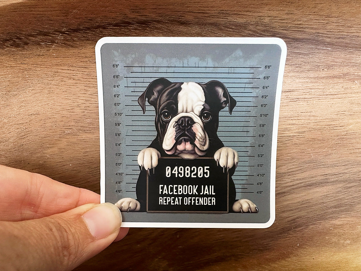 Facebook Jail Repeat Offender | Funny Sticker