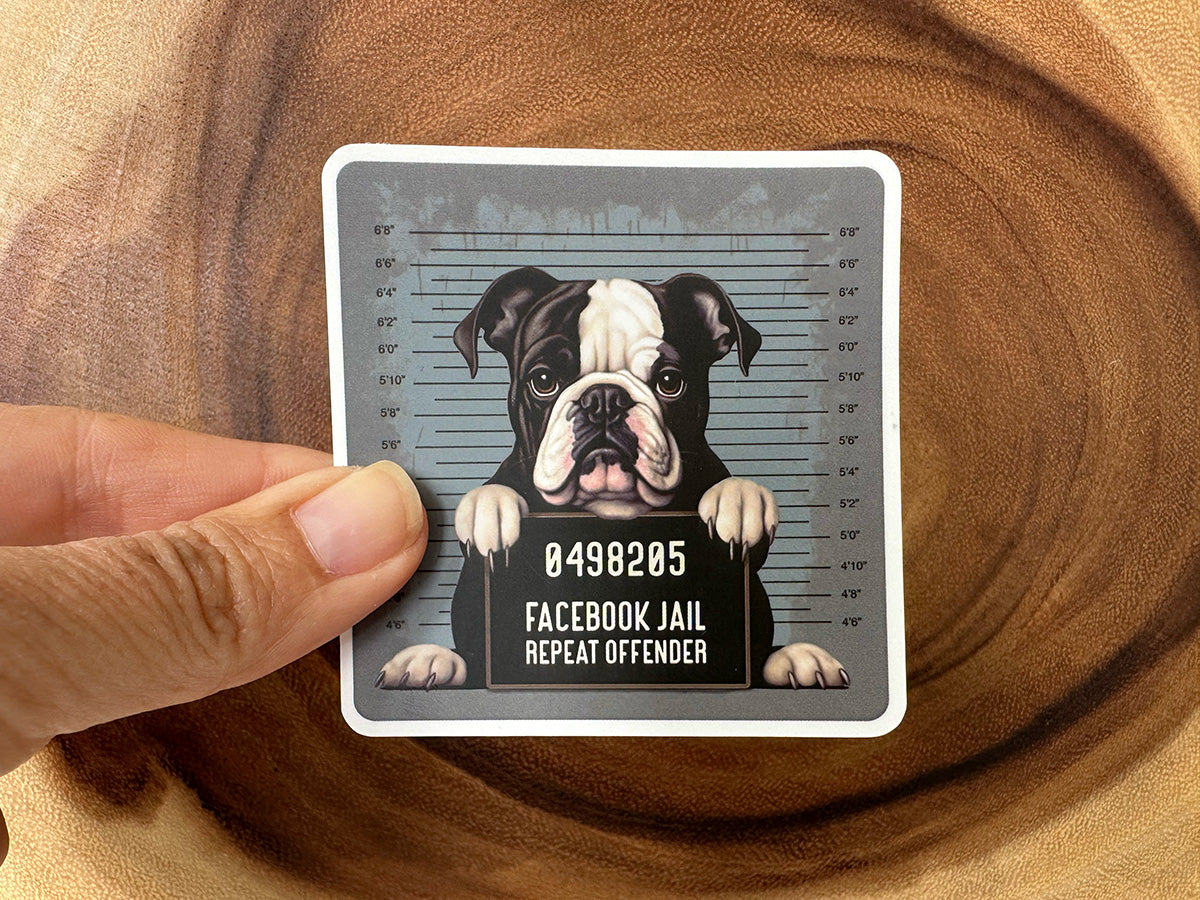 Facebook Jail Repeat Offender | Funny Sticker