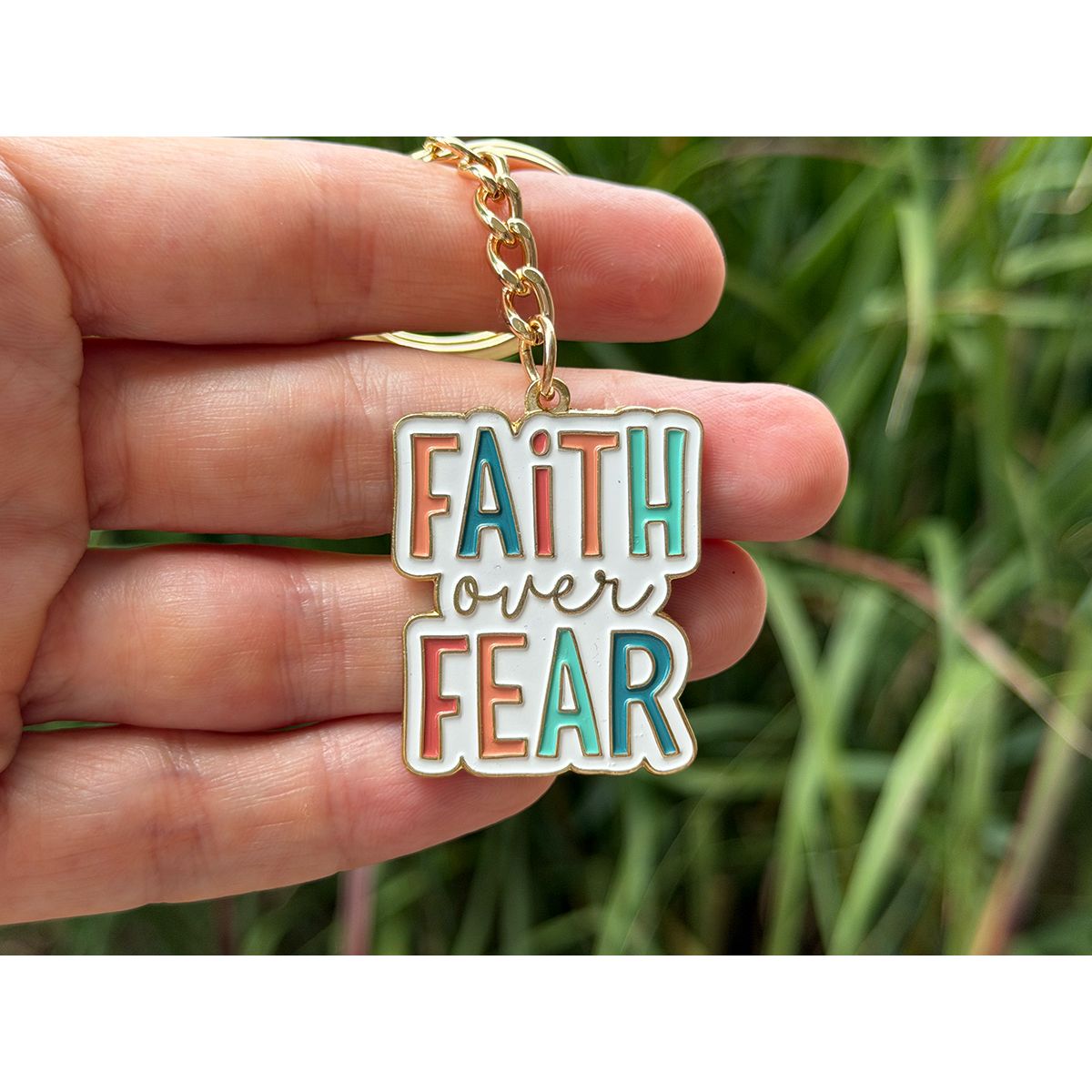 Wholesale Keychains | Faith Over Fear (Case of 4)