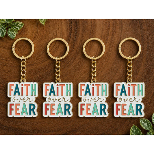 Wholesale Keychains | Faith Over Fear (Case of 4)
