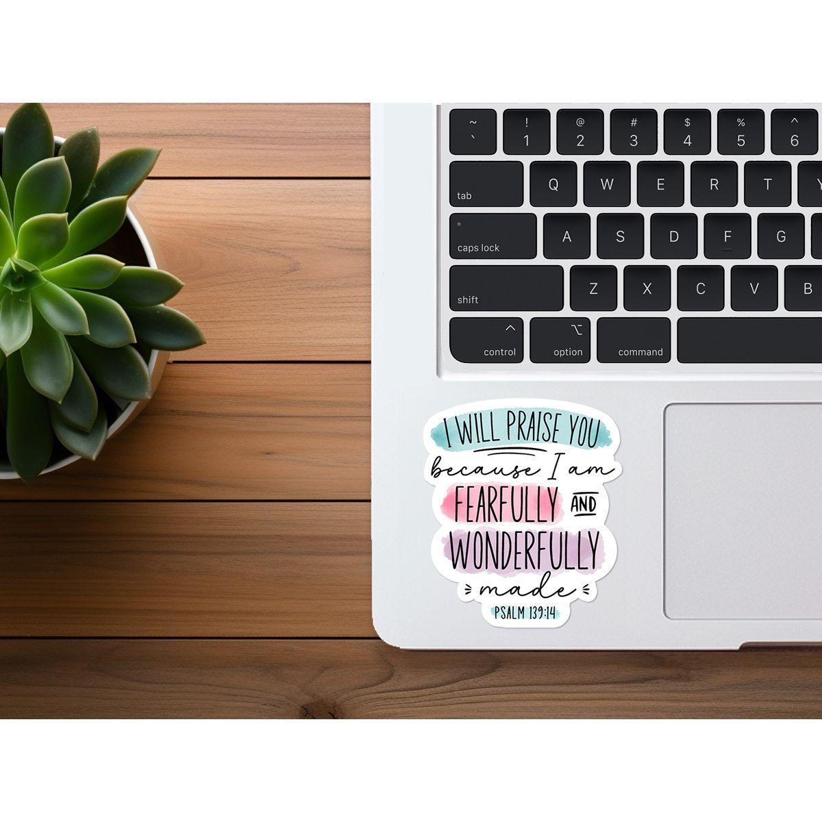 I am Fearfully & Wonderfully Made | Christian Sticker