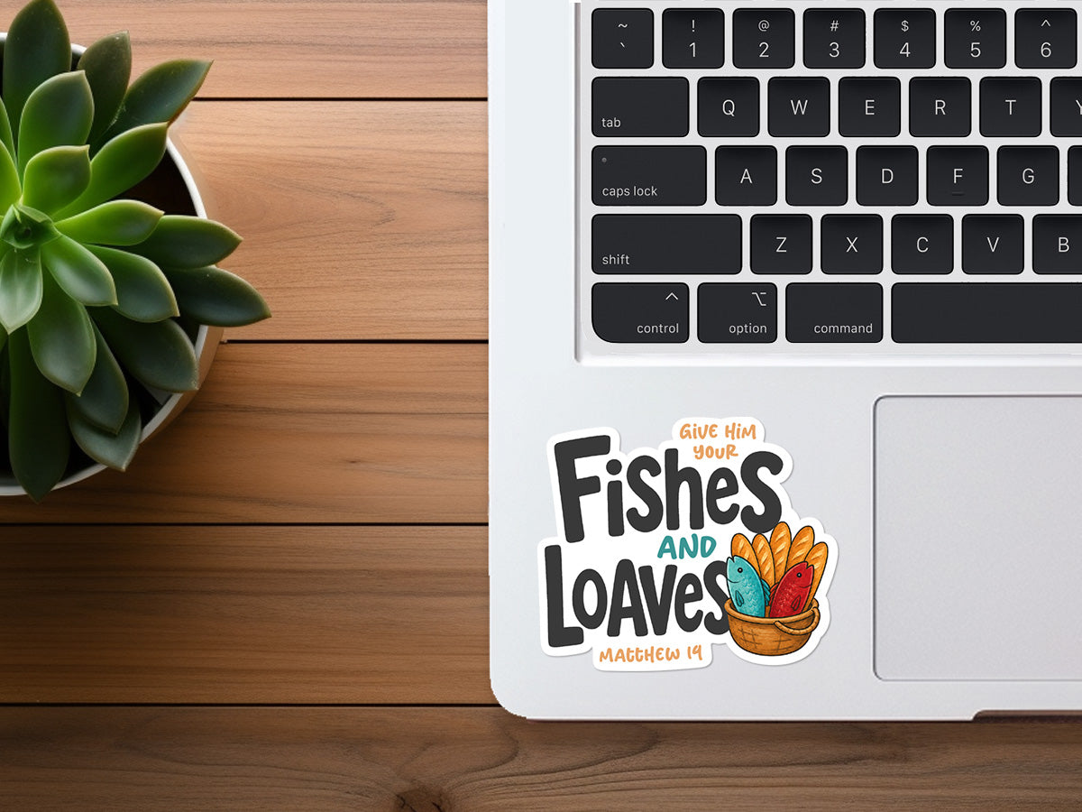 Fishes and Loaves | Christian Sticker