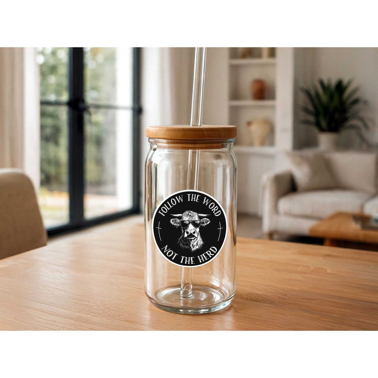 Follow the Word, Not the Herd | Vinyl Christian Sticker