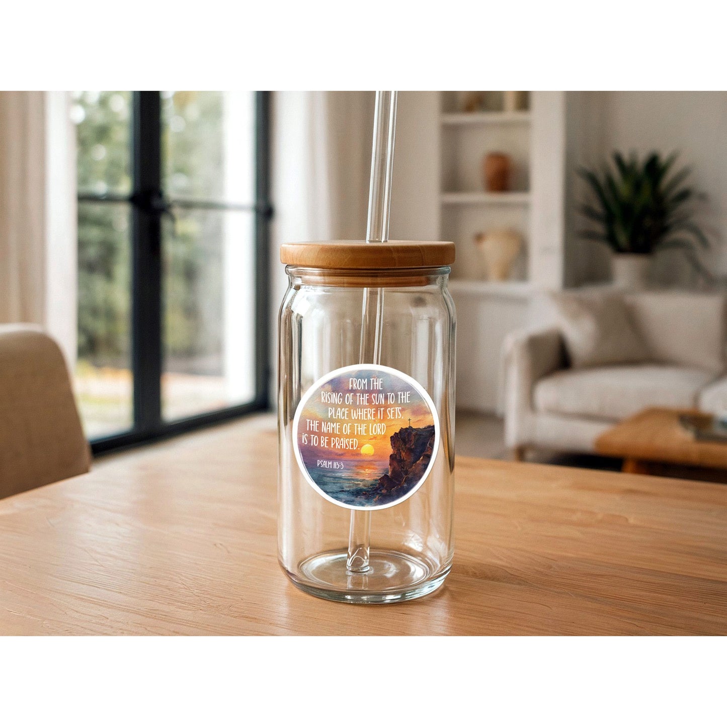 From the Rising of the Sun | Christian Sticker | Scripture