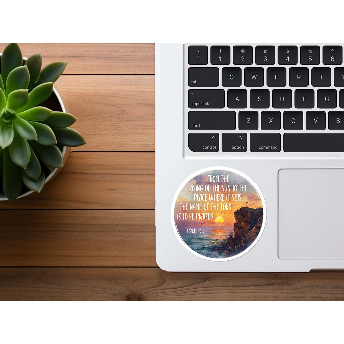 From the Rising of the Sun | Christian Sticker | Scripture