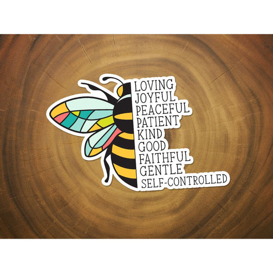 Fruits of the Spirit Christian Sticker | Bee Sticker