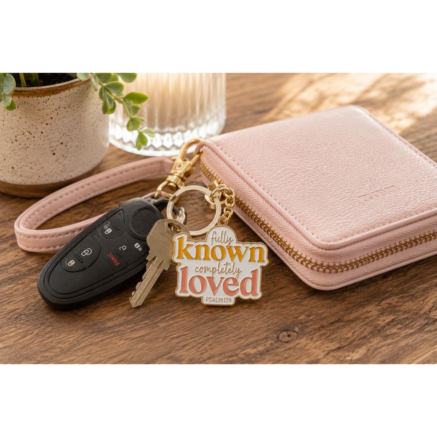 Keychain | Fully Known, Completely Loved - Psalm 139 | Enamel