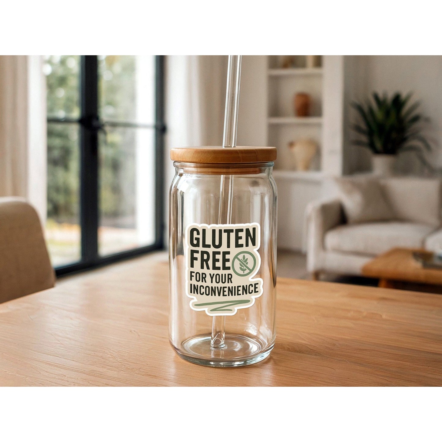 Gluten Free For Your Inconvenience | Funny Sticker