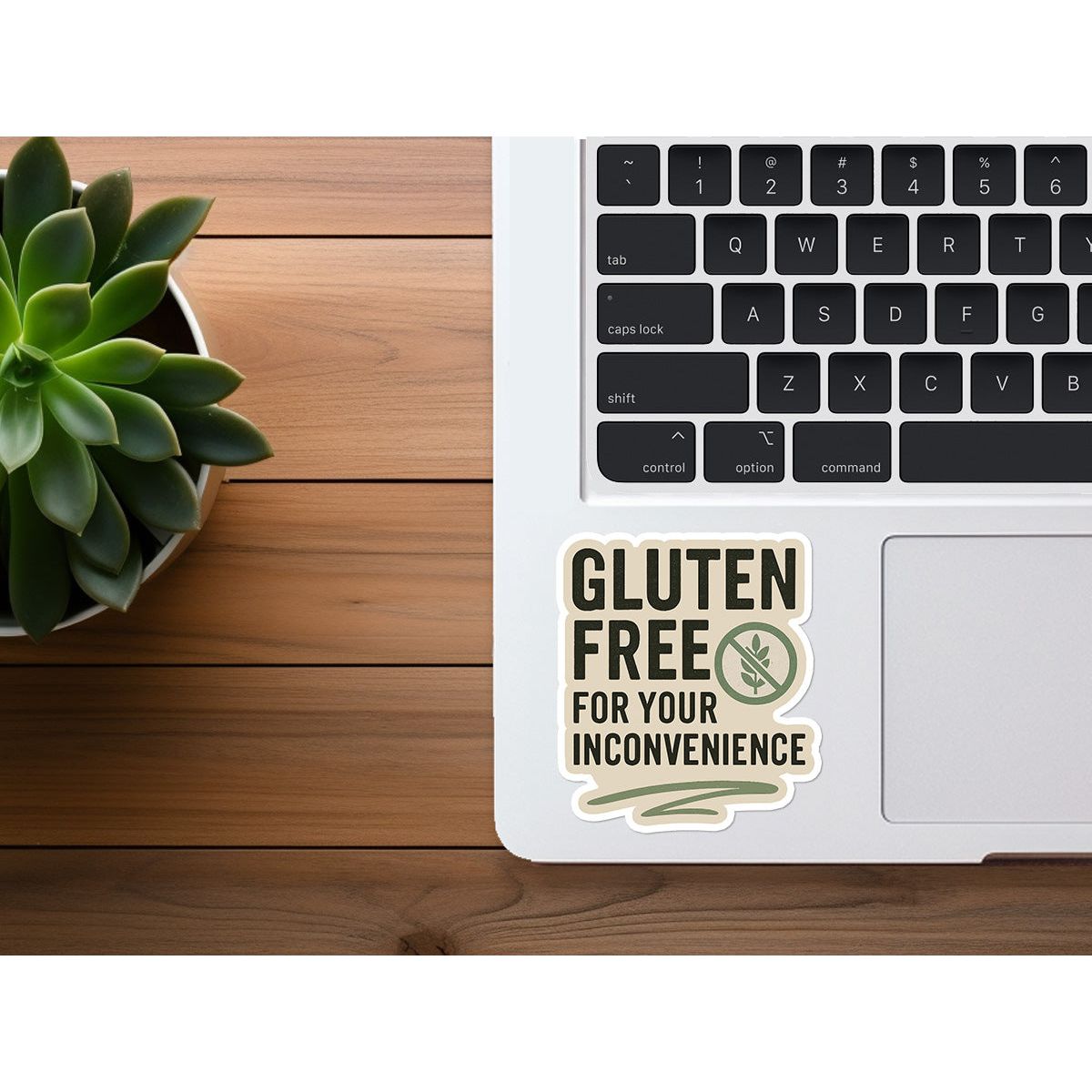 Gluten Free For Your Inconvenience | Funny Sticker