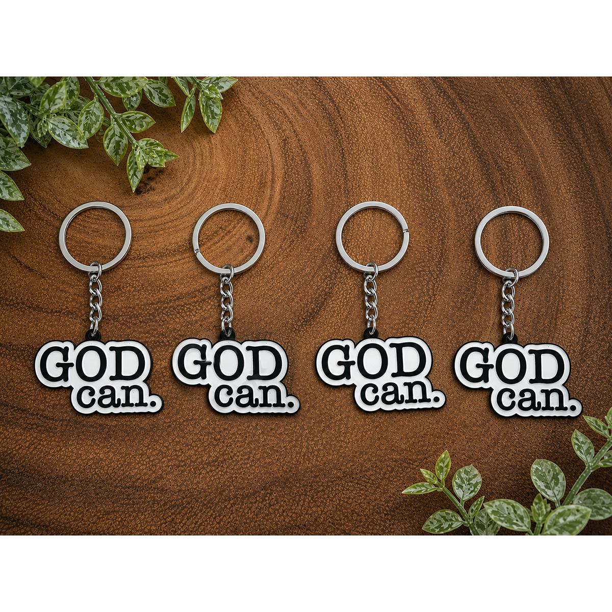 Wholesale Keychains | God Can. | Enamel (Case of 4)