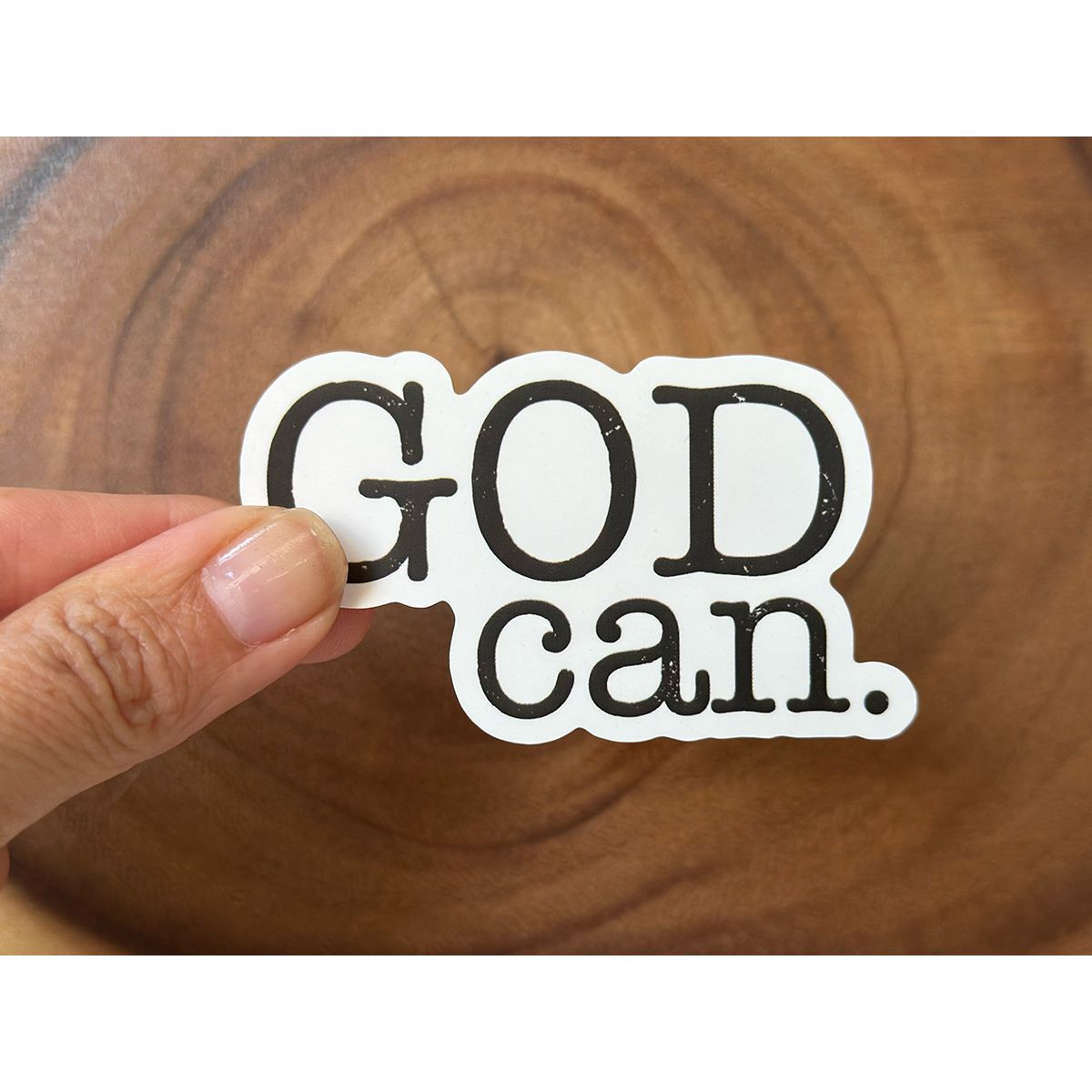 God Can. | Vinyl Christian Sticker