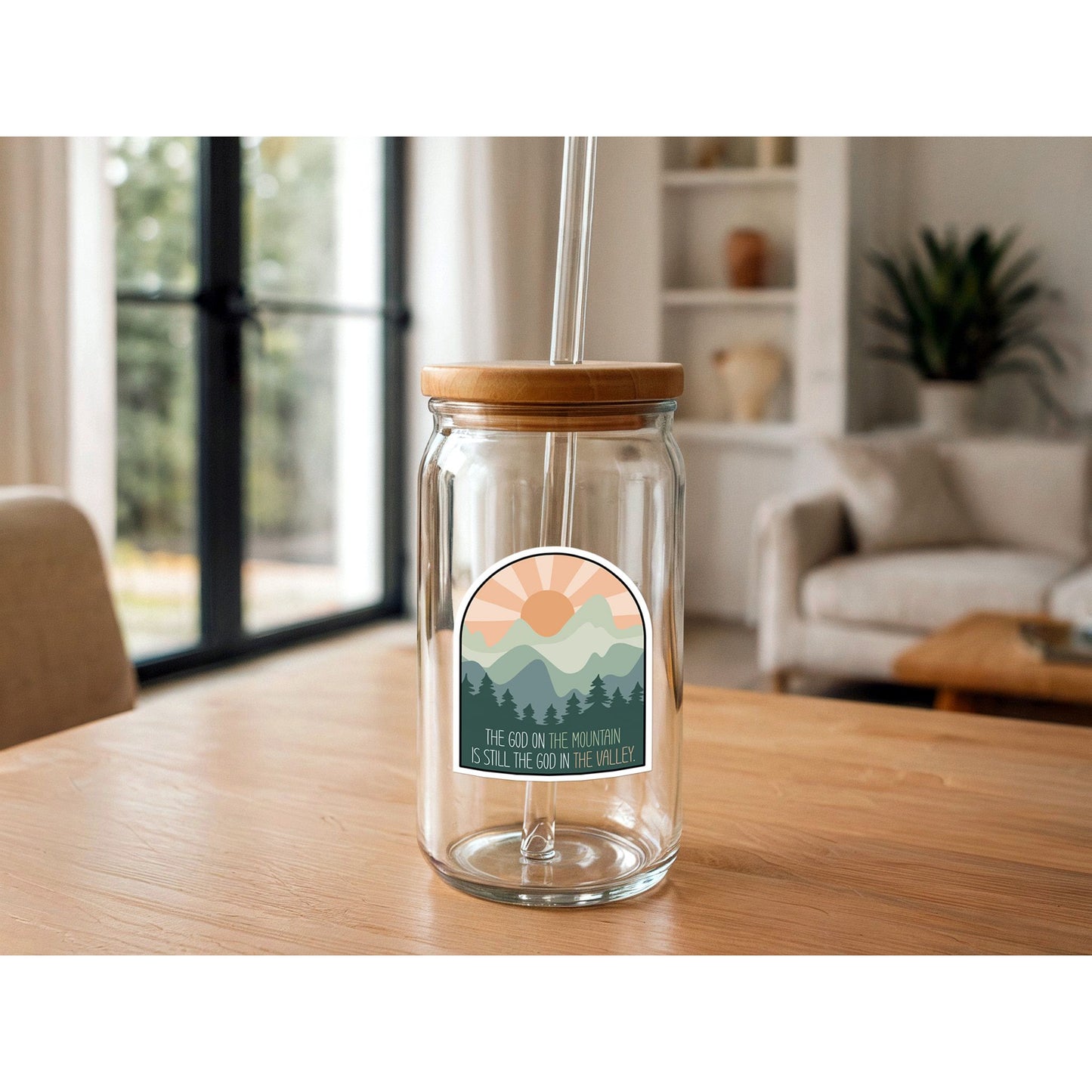 Mountain and Valley | Christian Sticker