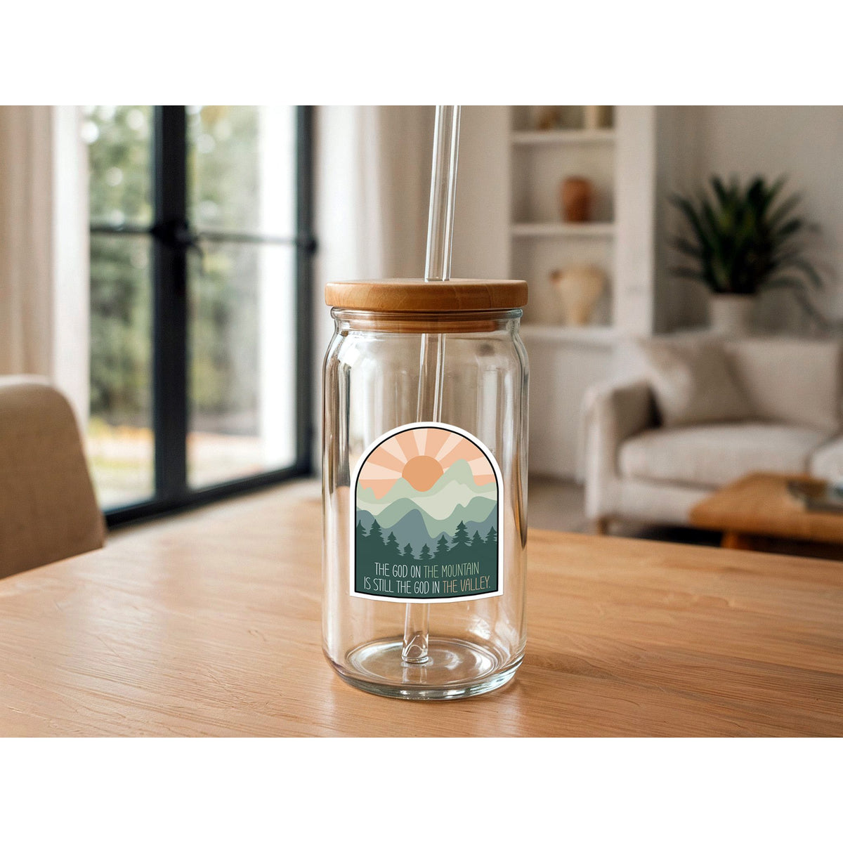 God Of The Mountain | Vinyl Christian Sticker