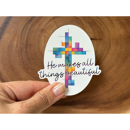 He Makes All Things Beautiful | Jesus Sticker