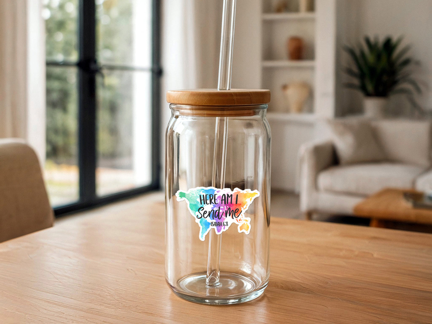 Here Am I, Send Me | Christian Sticker | Missions